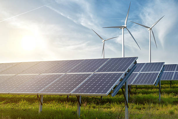 Panneaux solaire et éoliène